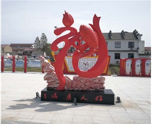 蕪湖不銹鋼景觀雕塑簡述藝術(shù)品為何會(huì)上銹？